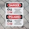 Signmission Inorganic Arsenic Cancer Hazard Bilingual Danger Sign, Plastic, 7in W x 10in L, 2PK OS-2PACK-DS-P-710-VS-1376 - alternate 4